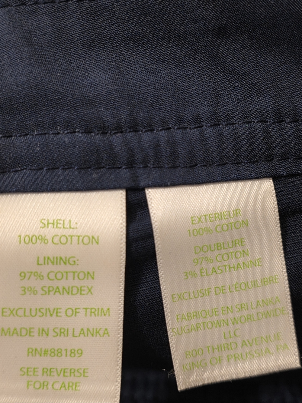 Lilly Pulitzer Colette Scallop Hem Skort Navy Size 2 - Picture 7 of 13